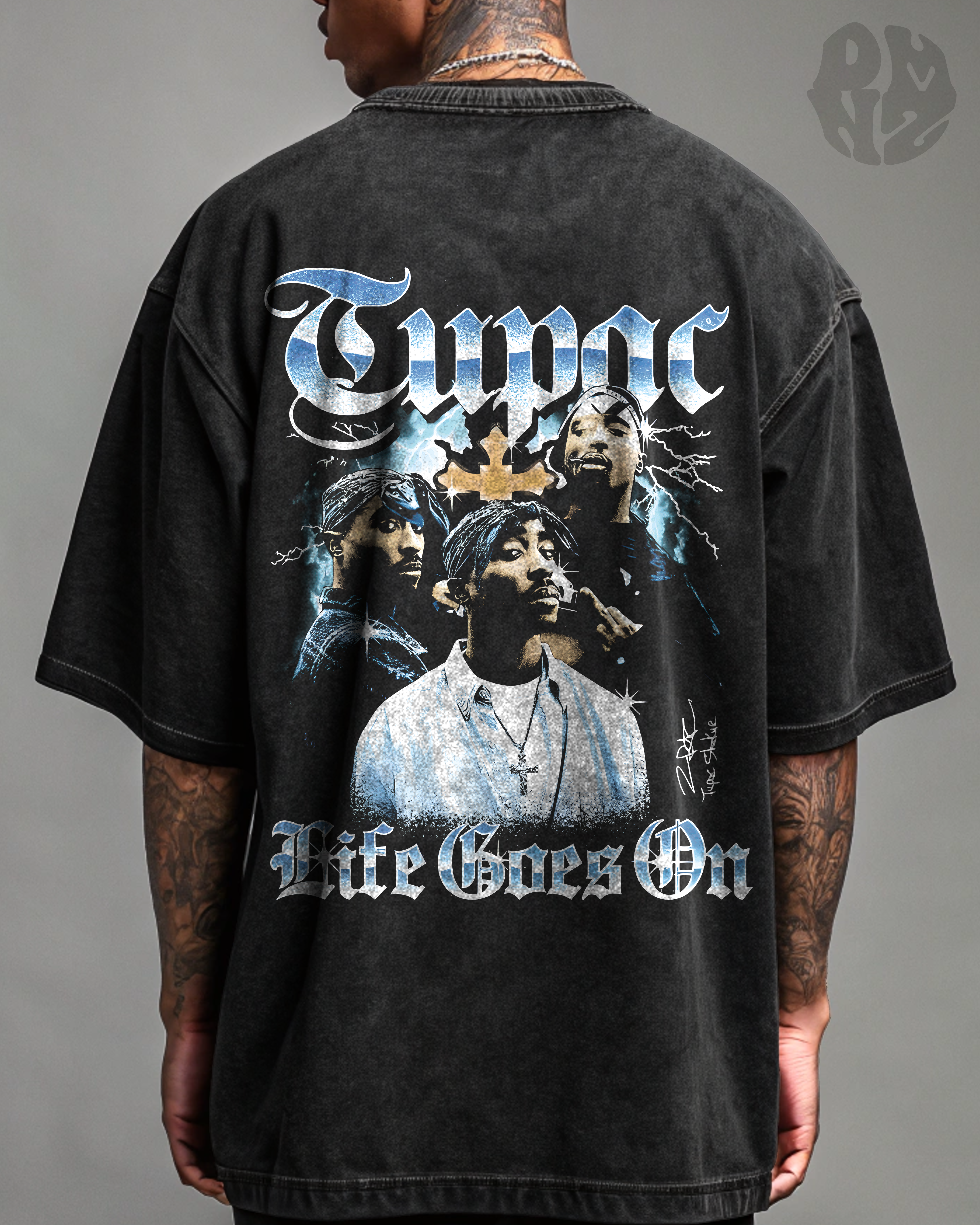 CAMISETA 2PAC - LIFE GOES ON