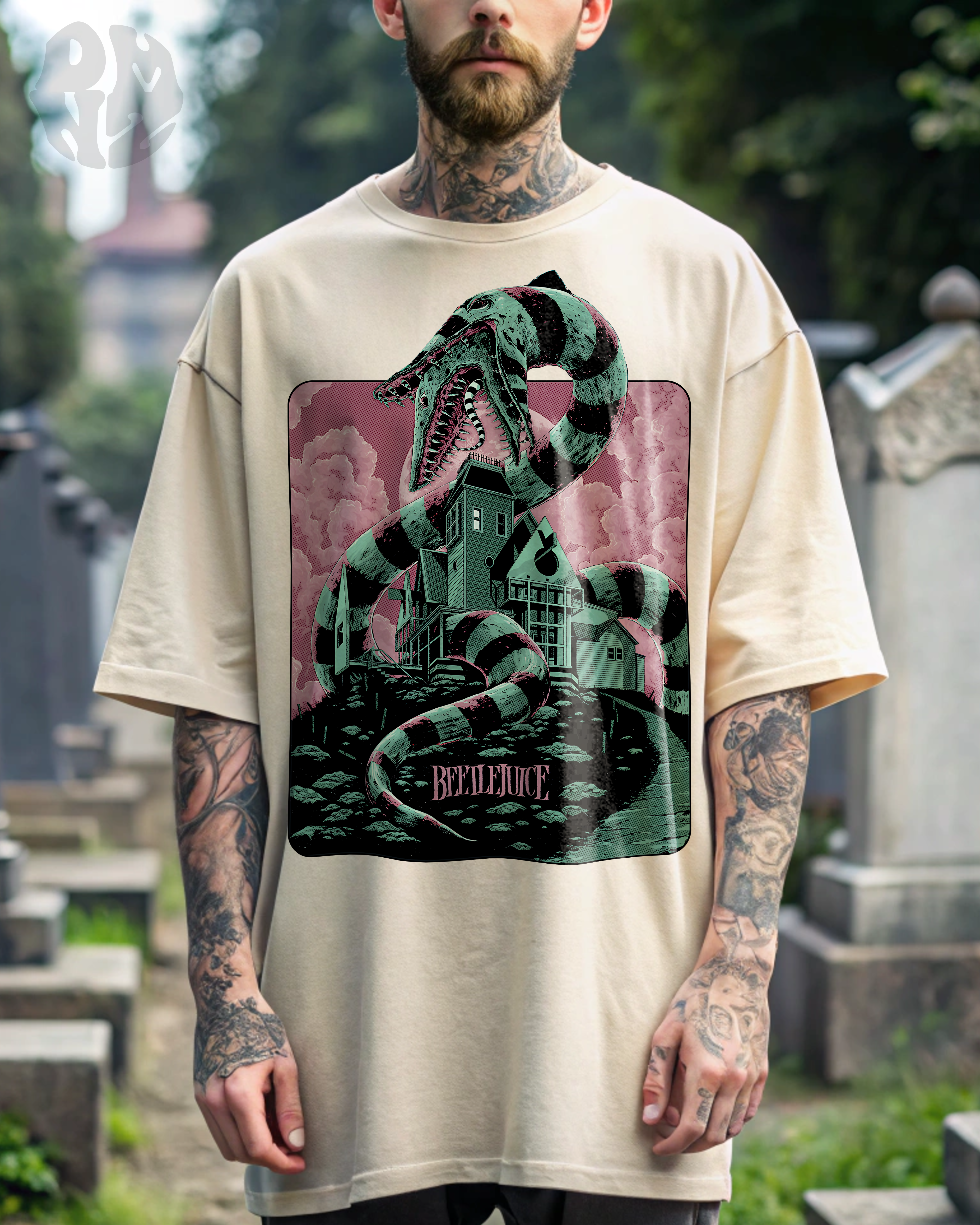 T-shirt illustré - Beetlejuice