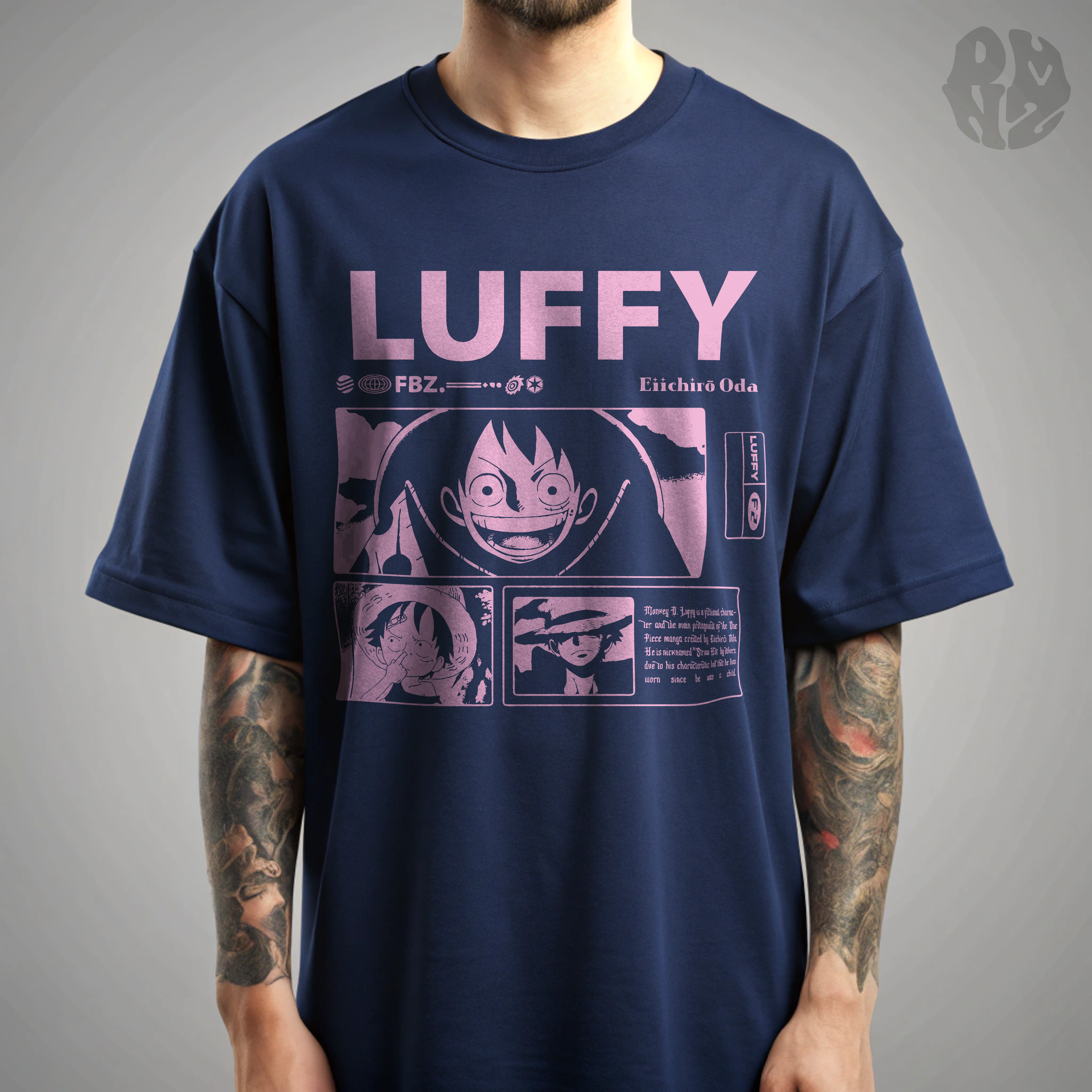 T-SHIRT ONE PIECE - POSTER LUFFY