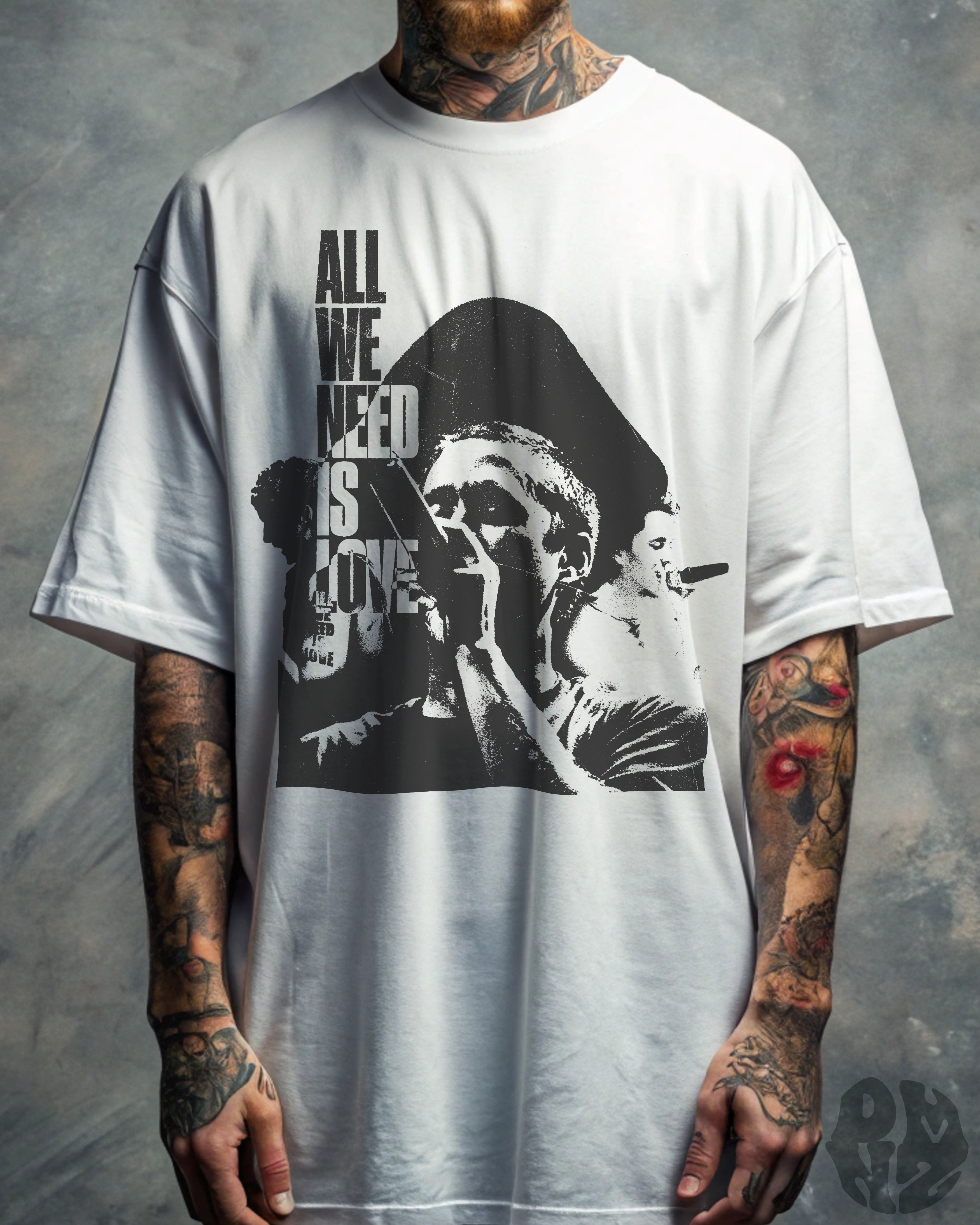 CAMISETA CANSERBERO - ALL WE NEED IS LOVE