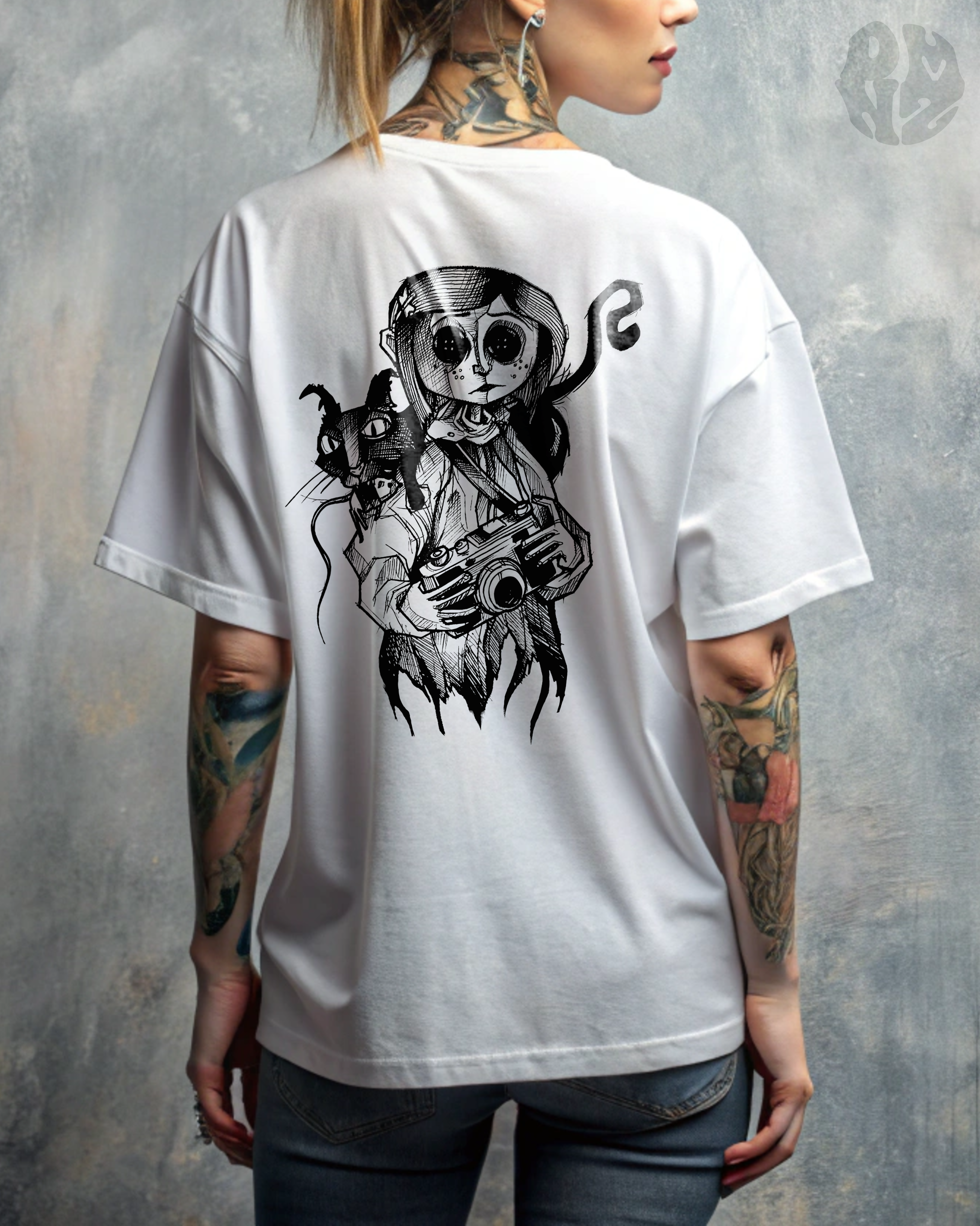 T-SHIRT ILLUSTRÉ - CORALINE