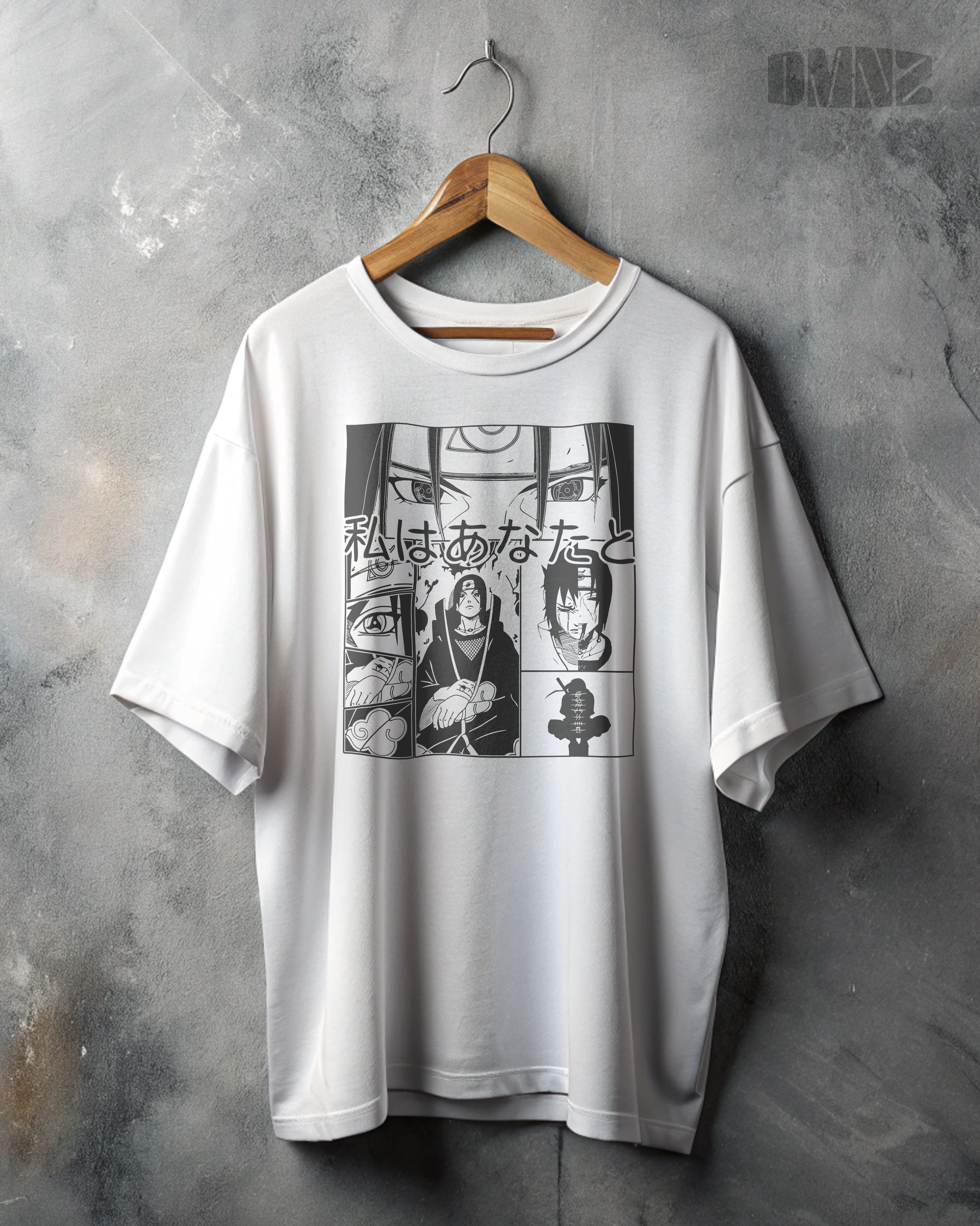 T-SHIRT NARUTO - AFFICHE ITACHI