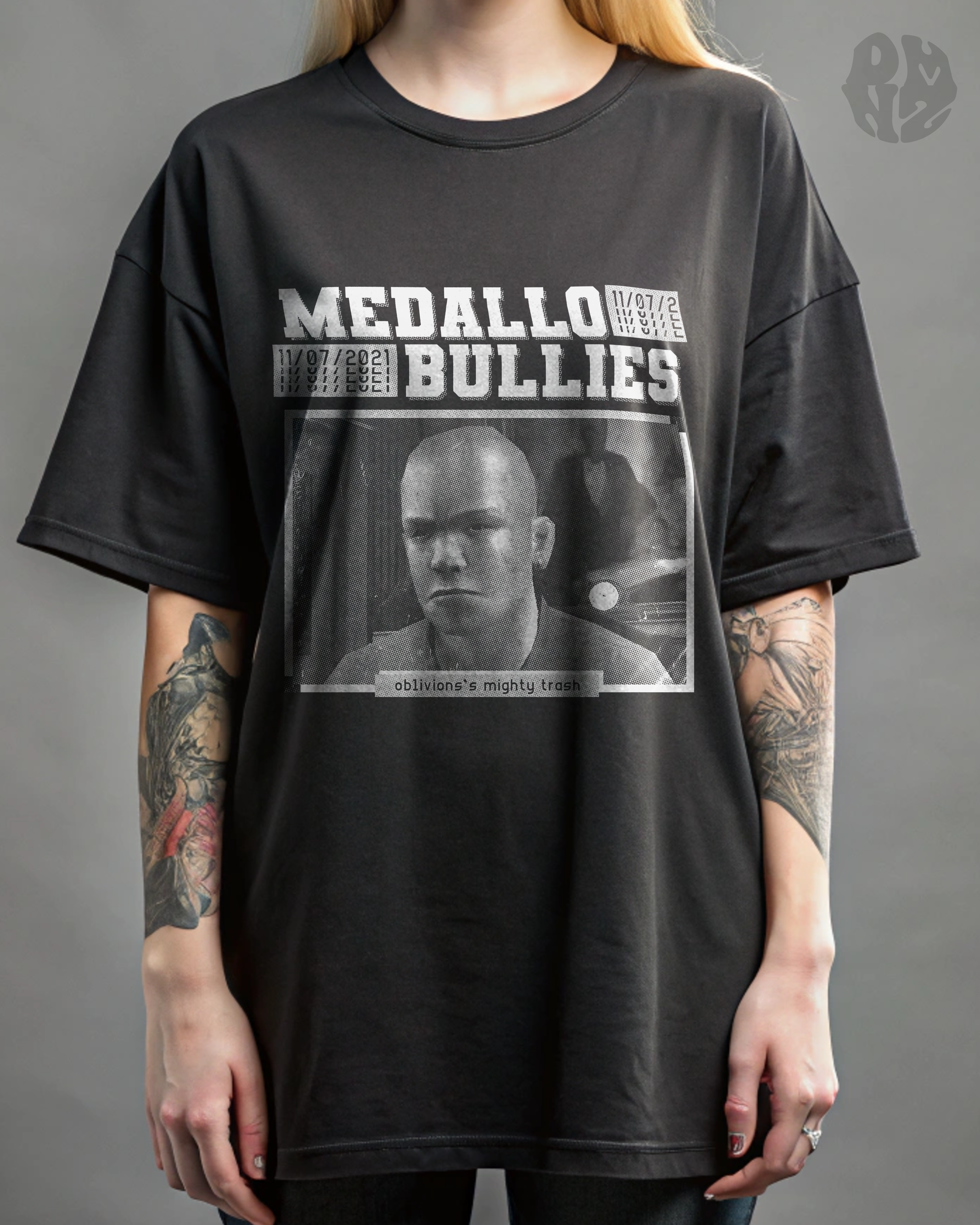 T-SHIRT RAP - MÉDAILLE BULLIES