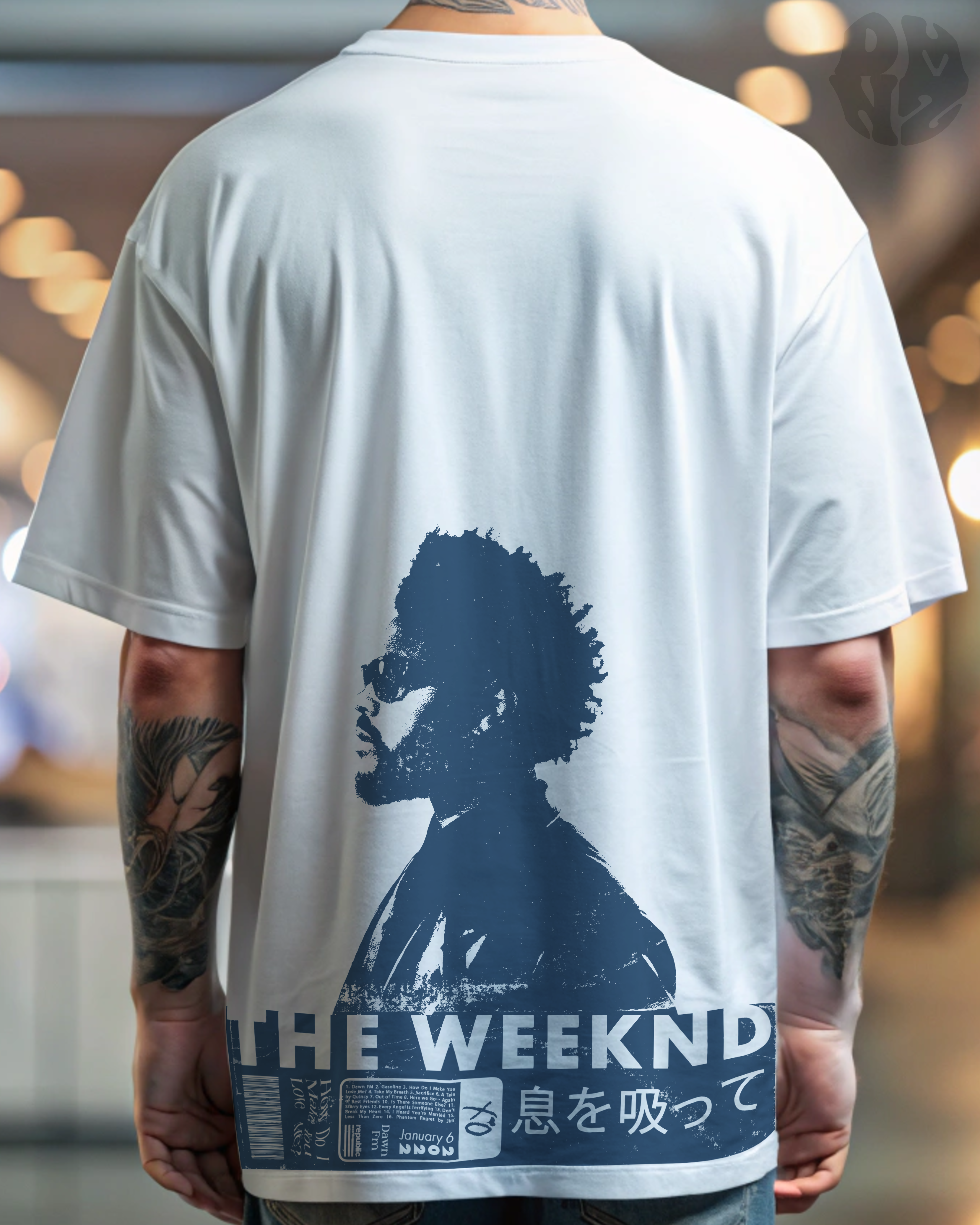 T-SHIRT ILLUSTRÉ - THE WEEKND