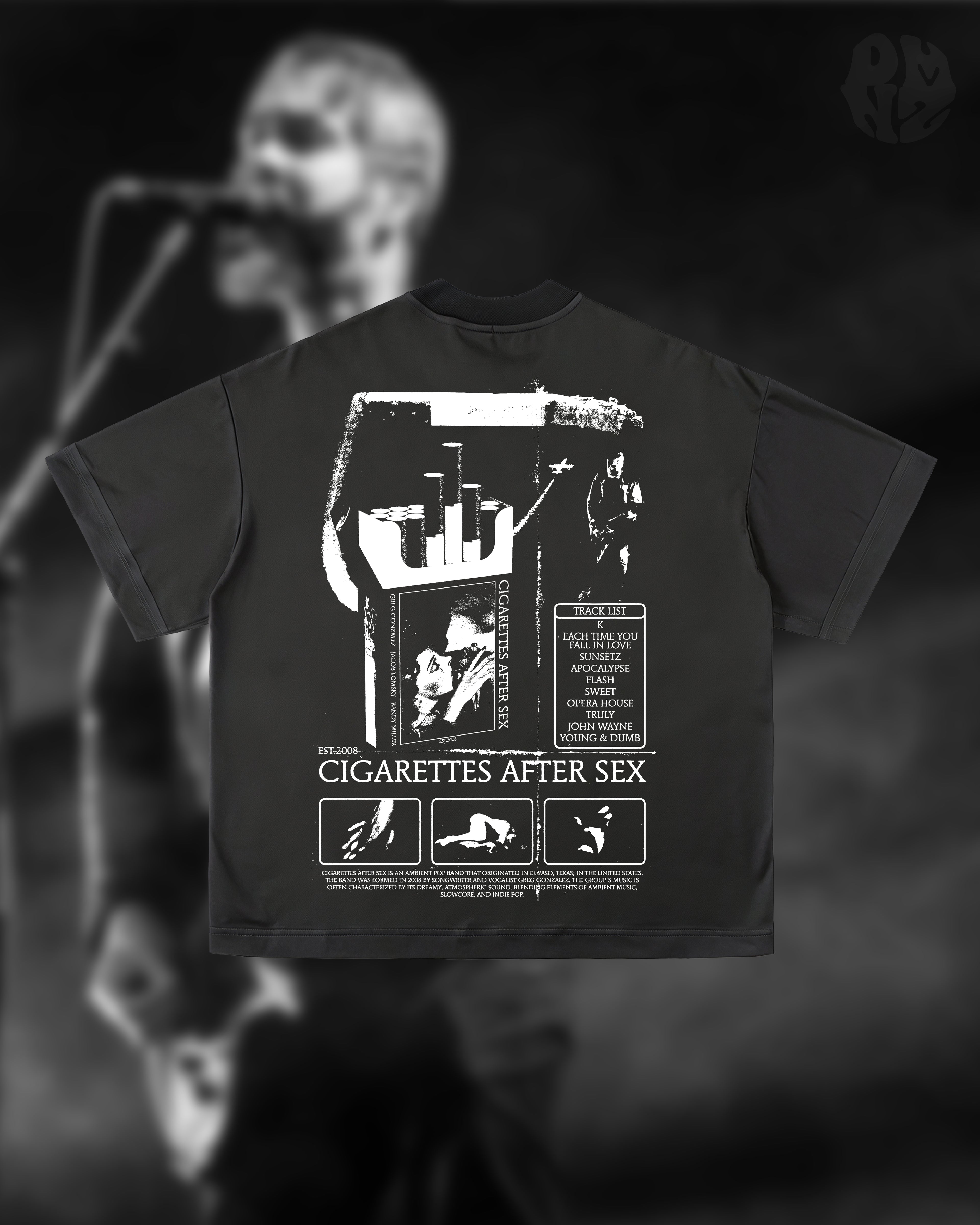 CAMISETA PÓSTER - CIGARETTES AFTER SEX