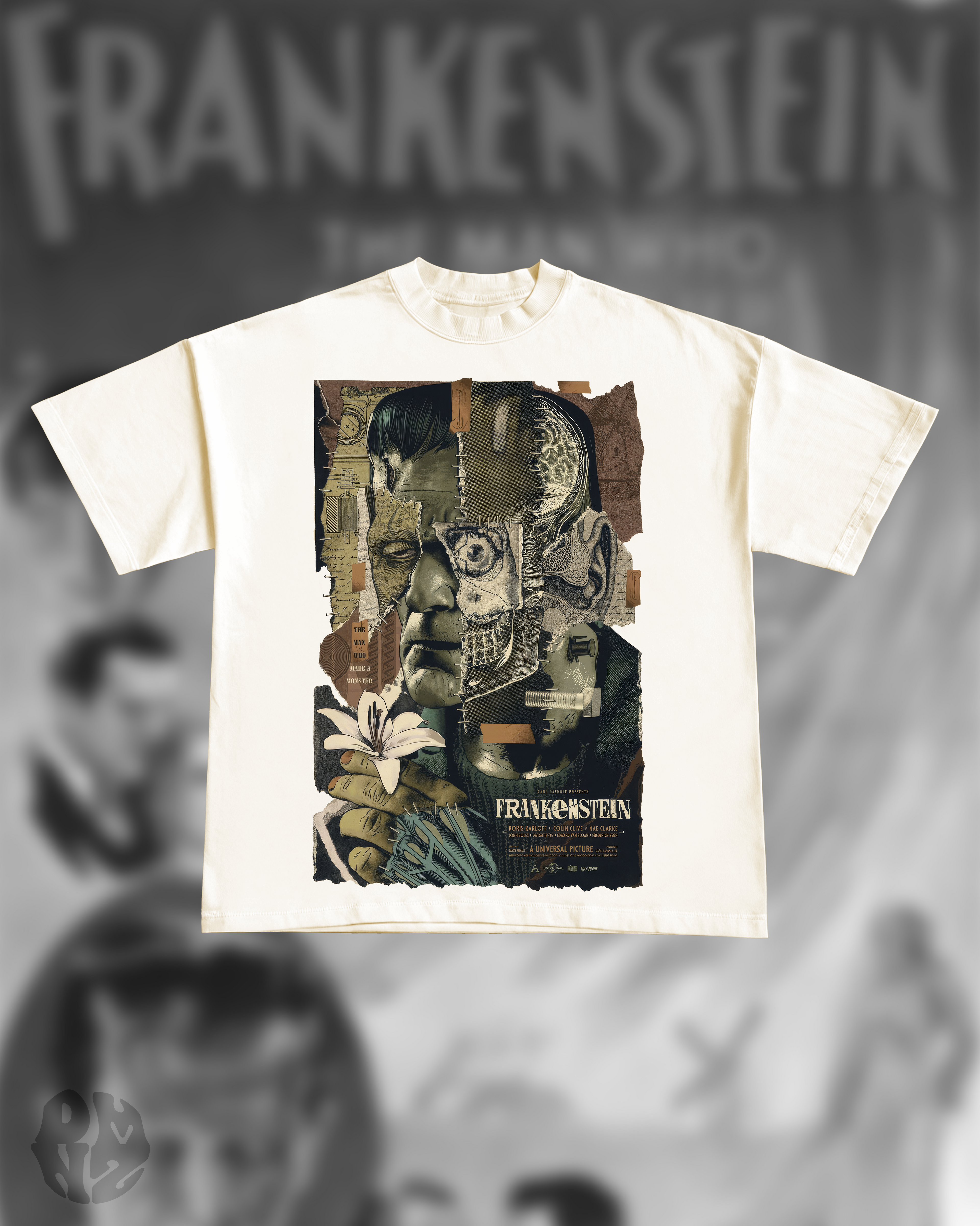 CAMISETA PÓSTER - FRANKENSTEIN