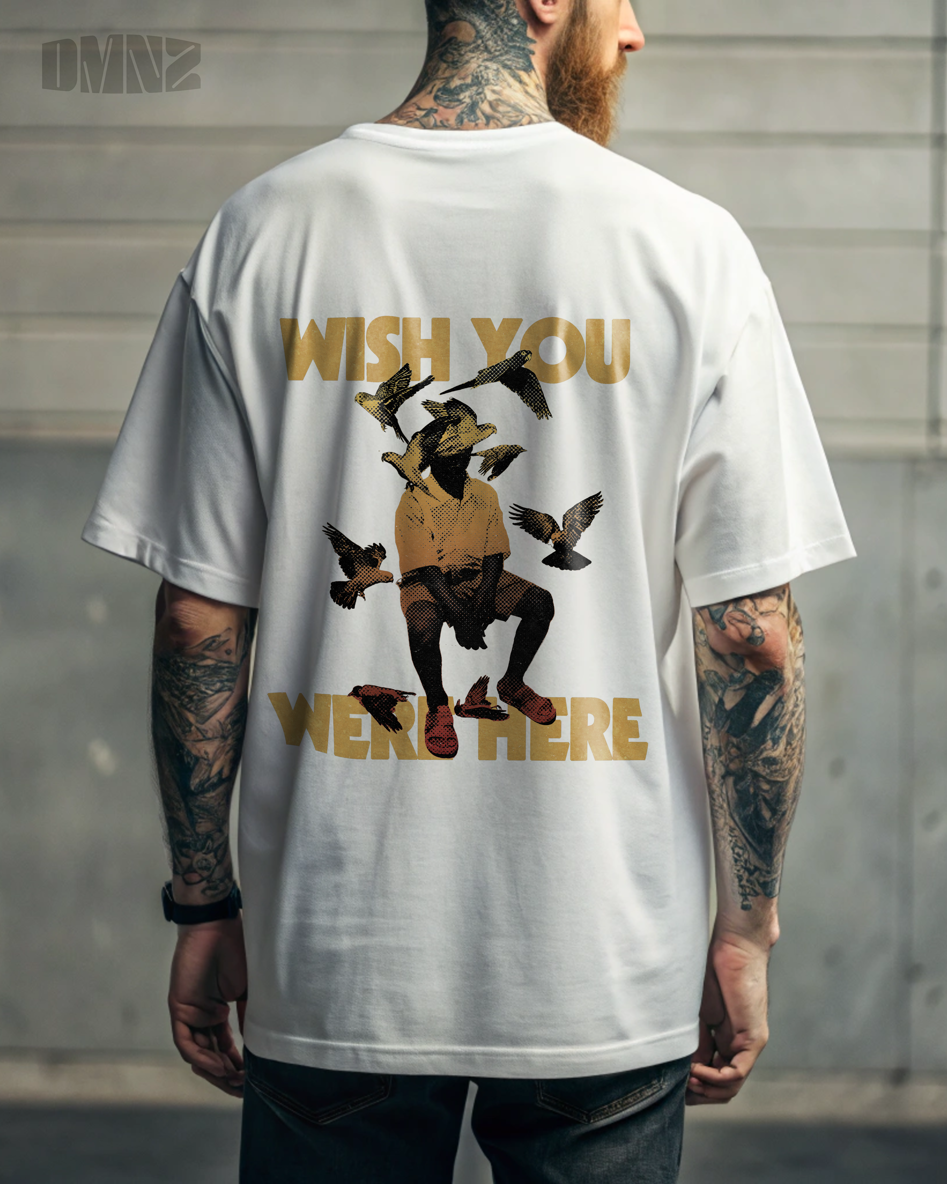 ILLUSTRATION T-SHIRT - WISH YOU WERE HERE